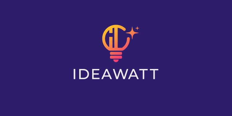 IdeaWatt.com | A bright, inspirational brand name.